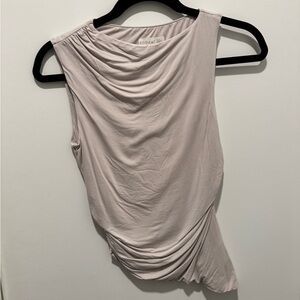 Kookai Soft Beige Draped Top